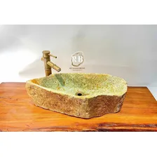 Arte Pedra Cuba de pedra Pia Banheiro Lavabo Acabamento Rústico Foto mini 2