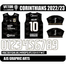 Arte Vetor Corel Camisa Corinthians Nova 2022/23 Foto  mini 1
