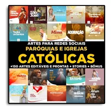 Artes Editáveis Para Redes Sociais - Paróquias E Igrejas Foto  mini 1