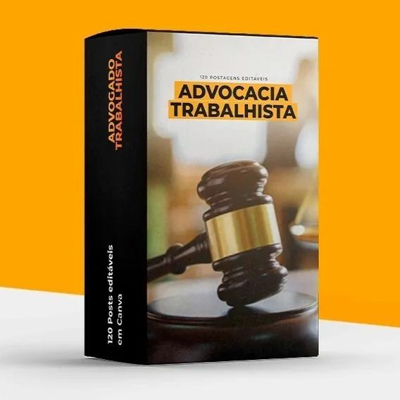 Artes Para Advogados Trabalhista Editáveis - Pacote Com 120 Foto 1