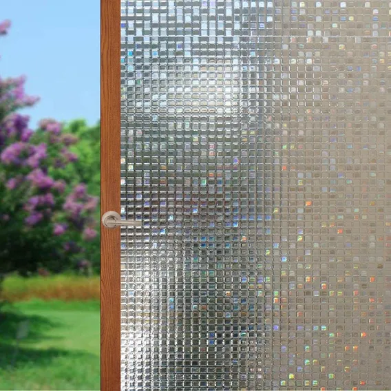Arthome Película Privacidade Janelas, Película Decorativa Vidro,vinil Adesivo Janela,autoadesivo Para Janelas,adesivo Para Janela De Vidro Anti Uv Para Casa Sala Cozinha Escritório,45cm X 200cm Foto 1