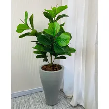 Árvore Artificial Ficus Lyrata Vaso Coluna 1,15cm Decorativa Foto mini 4