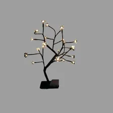 Árvore Cerejeira 24 Leds Quente Abajur Sem Fio Foto mini  2