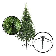 Arvore De Natal Pinheiro Verde Natalino 150cm 320 Galhos Foto mini 4