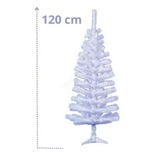 Arvore Natal 120cm 120 Galhos Branca Decoração Pinheiro Foto mini  3