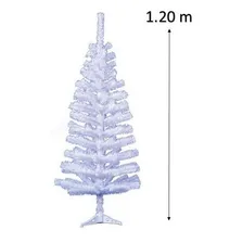Arvore Natal 120cm 120 Galhos Branca Decoração Pinheiro Foto  mini 1