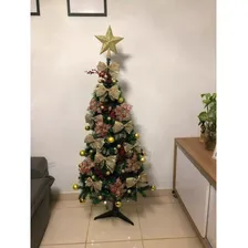 Arvore Natal 150cm Cheia 230 Galhos Cor Verde Foto mini 4
