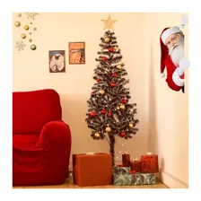 Arvore Natal 180cm 320 Galhos Cor Verde nevado Foto mini  3