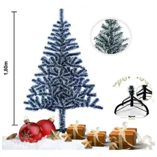 Arvore Natal Grande 1,8m Pinheiro 320 Galhos Nevada Luxo Foto mini 1