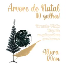 Árvore Pinheiro Natal Verde Branco Nevado 120cm Decoração Cor Pinheiro Nevado Foto mini 2