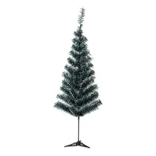 Árvore Pinheiro Natal Verde Branco Nevado 120cm Decoração Cor Pinheiro Nevado Foto mini 1