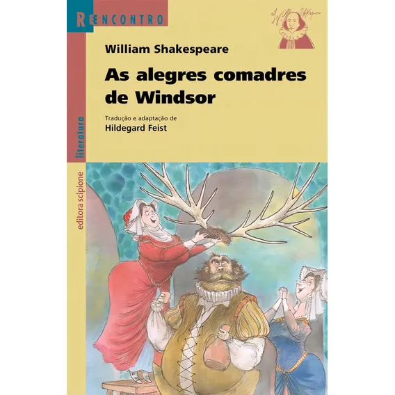 As alegres comadres de Windsor, de Shakespeare, William. Reecontro literatura Editorial Scipione, capa mole em português, 2000 Foto 1