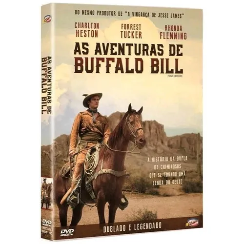 As Aventuras De Buffalo Bill - Dvd - Charlton Heston Foto 1