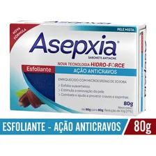 Asepxia Sabonete Antiacne Esfoliante Ação Anticravos 80g Foto mini 1
