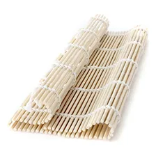 Asia Golden Sushi 8 esteiras sudare bambu 23x24cm Foto mini 4