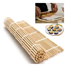Asia Golden Sushi 8 esteiras sudare bambu 23x24cm Foto  mini 1