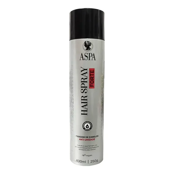 Aspa Hair Spray Fixador De Cabelos Forte 400ml Foto 1