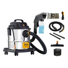 Aspirador De Pó E Água Wap Gtw Inox 20 1600w Com Bico Extrator 127v Foto  mini 1