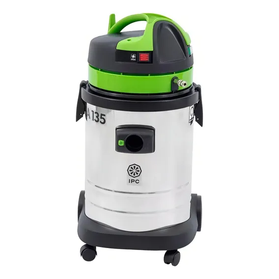 Aspirador extrator é industrial Tambor IPC EA135 35.5L prateado, preto e verde 220V A135EXT Foto 1