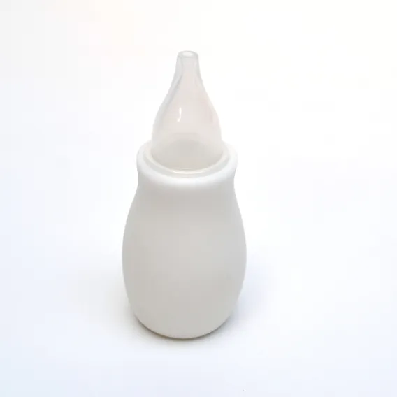 Aspirador Nasal Bebe Infantil Sugador Catarro Branco Love Foto 1