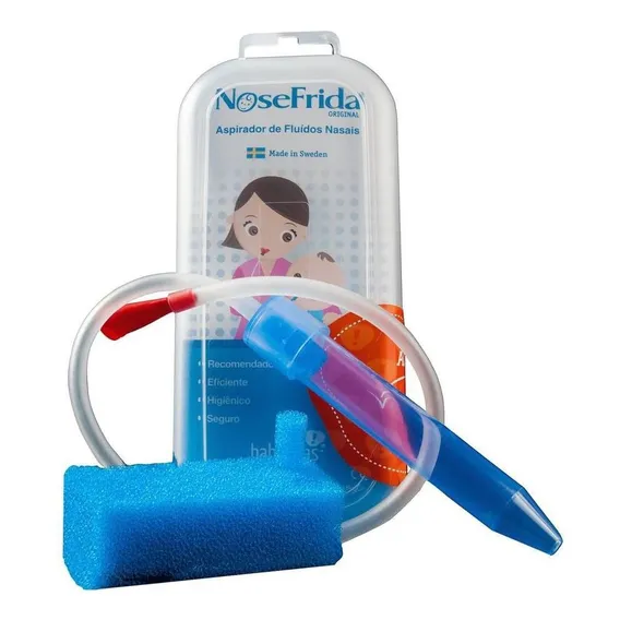 Aspirador Nasal Com Estojo E 03 Filtros - Nosefrida Foto 1
