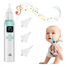 Aspirador Nasal Elétrico Para Bebês, Sugador De Nariz De Beb Cor Branco Foto mini  2