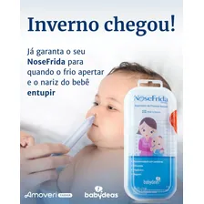 Aspirador Nasal Para BebĂȘs Manual Babydeas, nosefrida, Aspirador Nasal Com Sucção, Cor Azul Com estojo Foto mini 3