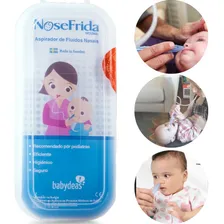 Aspirador Nasal Para BebĂȘs Manual Babydeas, nosefrida, Aspirador Nasal Com Sucção, Cor Azul Com estojo Foto mini 1