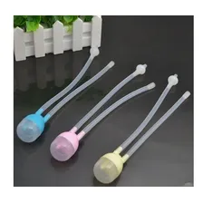 Aspirador Nasal Sucção A Vácuo , Higiene Do Nariz Do Bebê Cor Azul-celeste Foto mini  2