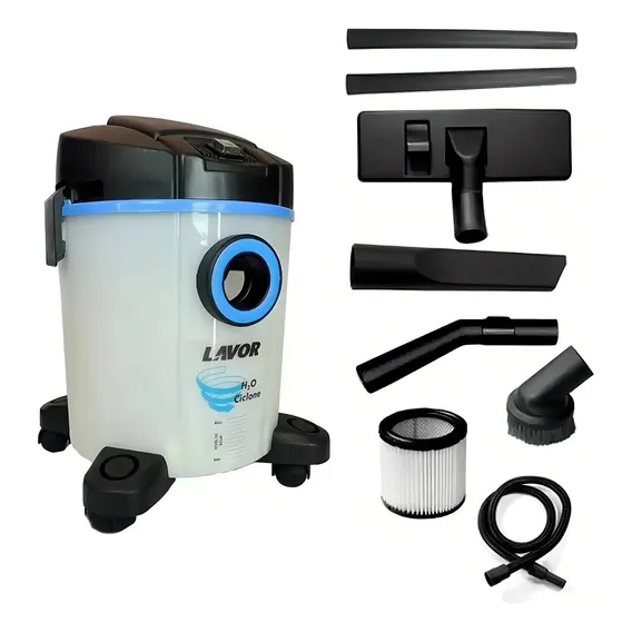 Aspirador P贸 E 脕gua H2o Ciclone Lavor Wash 1500w 110v Cor Branco Foto 1