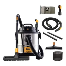 Aspirador P贸 e 脕gua WAP GTW Inox 20 com Soprador 1600W 160Mbar 20 Litros 220V Foto mini 1