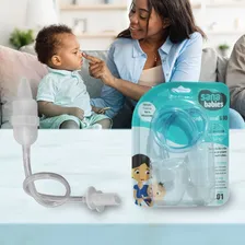 Aspirador Sugador Nasal Sana Babies G30 Nacional Bico Macio Cor Branco Foto mini 2