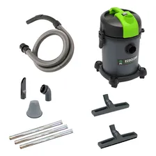 Aspirador Tambor IPC Ecoclean 18L preto e verde 127V Foto mini 1