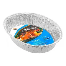 Assadeira AlumÃnio Descartável Wyda Oval 7l Foto mini 1