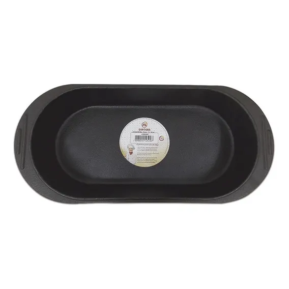 Assadeira Oval De Ferro Fundido 42x20x7 Cm - Santana Foto 1