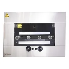 Assador A Gás De Embutir 4 Espetos Titan Gás Glp 127v Foto  mini 1