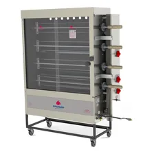 Assador Frango Industria Gás Tubular 4 Espetos Progás Pr623 Bivolt Foto mini  3