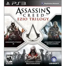 Assassins Creed Ezio Trilogy 3 Jogos Mídia Física - Ps3 Foto  mini 1