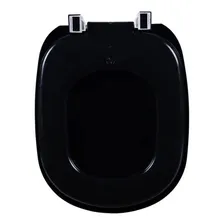 Assento Almofadado Astra P/ Vaso Linha Montezzi Belize Preto Foto mini 2