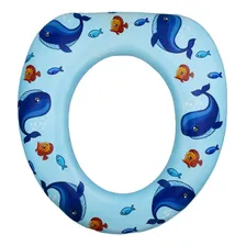Assento Almofadado Redutor Vaso Sanitário Infantil Unicórnio Foto mini 3
