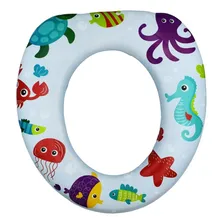 Assento Almofadado Redutor Vaso Sanitário Infantil Unicórnio Foto mini 4