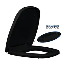 Assento Astra Soft Close Fechamento Suave Monte Carlo Preto Foto mini 4