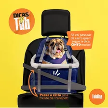 Assento Carro Cães 10kg Transpet Tubline Cadeira Pets Foto mini 4