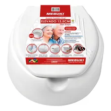 Assento Elevado De Bacia Para Idosos E Deficientes 13,5 Cm Foto mini 1