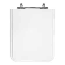 Assento Laqueado Square Branco Tampa Para Vaso Incepa Mdf Foto mini 1