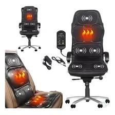 Assento Massageador Almofada P/ Cadeira Encosto Massagem Bivolt Foto mini 2