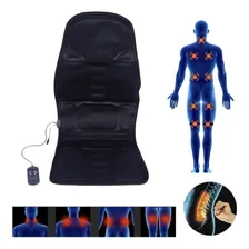 Assento Massageador Elétrico Costas Carro Cama Sofá Cadeira Foto mini  2