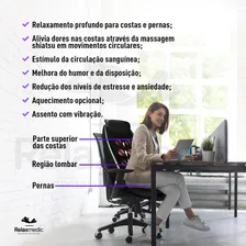 Assento Massagem Shiatsu Com Aquecimento Eletrico Relaxmedic Foto mini  2