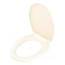 Assento Oval Soft Close Universal Fechamento Suave Bege Tigr Foto  mini 1