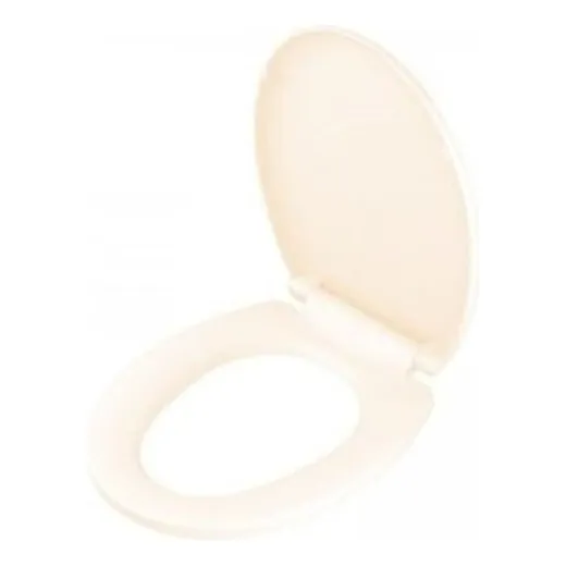 Assento Oval Soft Close Universal Fechamento Suave Bege Tigr Foto 1